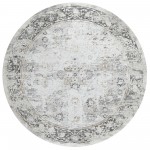 Indoor/Outdoor Marbella MB2 Linen Washable 8' x 8' Round Rug