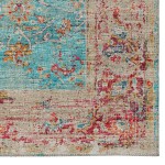 Indoor/Outdoor Marbella MB2 Mediterranean Washable 2'3" x 7'6" Runner Rug