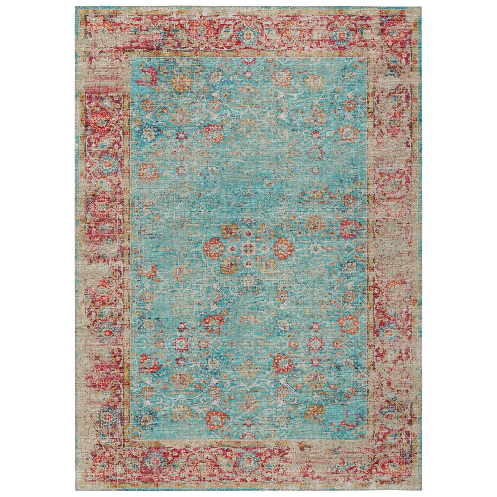 Indoor/Outdoor Marbella MB2 Mediterranean Washable 3' x 5' Rug