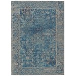 Indoor/Outdoor Marbella MB2 Navy Washable 8' x 10' Rug