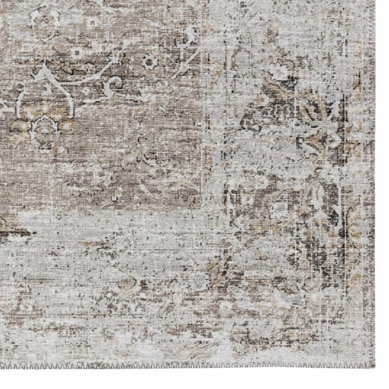 Indoor/Outdoor Marbella MB2 Taupe Washable 1'8" x 2'6" Rug