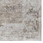 Indoor/Outdoor Marbella MB2 Taupe Washable 2'3" x 7'6" Runner Rug