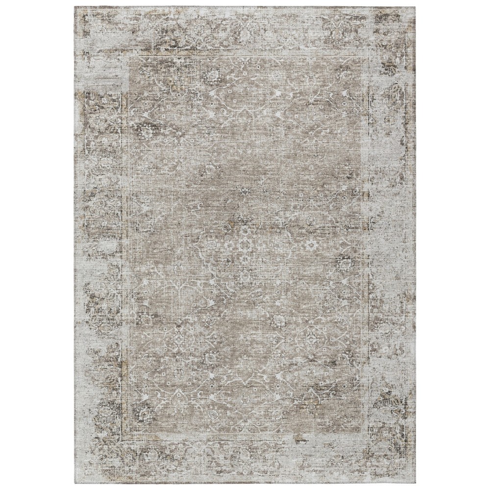 Indoor/Outdoor Marbella MB2 Taupe Washable 5' x 7'6" Rug