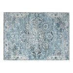 Indoor/Outdoor Marbella MB3 Denim Washable 1'8" x 2'6" Rug