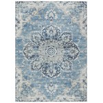 Indoor/Outdoor Marbella MB3 Denim Washable 5' x 7'6" Rug