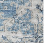 Indoor/Outdoor Marbella MB3 Denim Washable 5' x 7'6" Rug