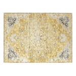 Indoor/Outdoor Marbella MB3 Gold Washable 1'8" x 2'6" Rug