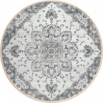 Indoor/Outdoor Marbella MB3 Linen Washable 10' x 10' Round Rug