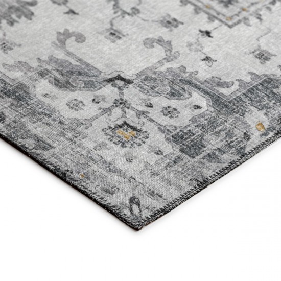 Indoor/Outdoor Marbella MB3 Linen Washable 2'3" x 12' Runner Rug