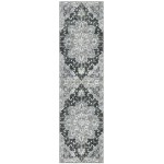 Indoor/Outdoor Marbella MB3 Midnight Washable 2\'3" x 7\'6" Runner Rug
