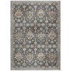 Indoor/Outdoor Marbella MB4 Charcoal Washable 8' x 10' Rug