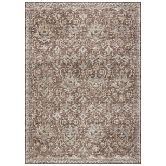 Indoor/Outdoor Marbella MB4 Mocha Washable 3' x 5' Rug