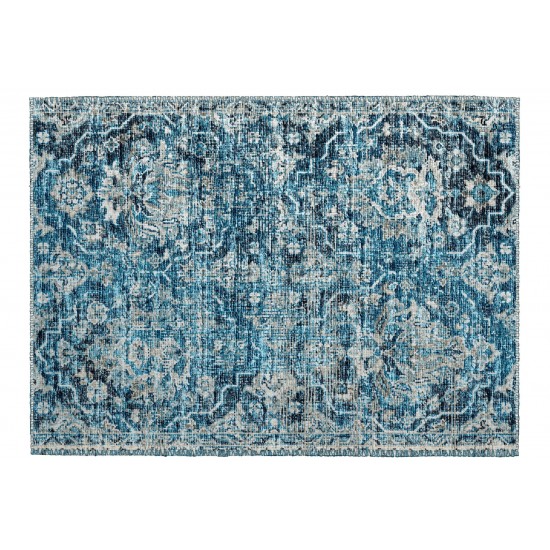 Indoor/Outdoor Marbella MB4 Navy Washable 1'8" x 2'6" Rug