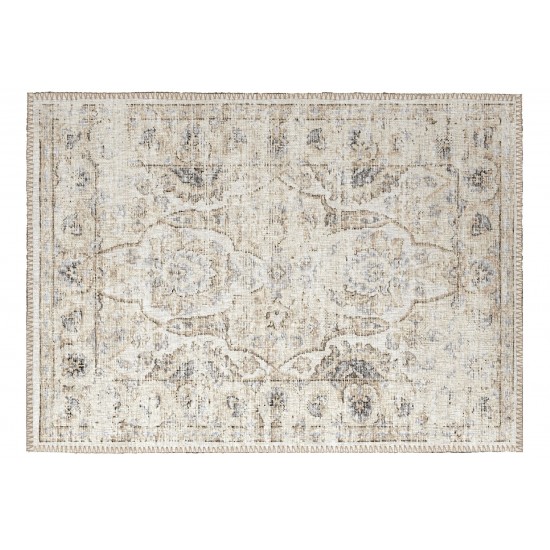 Indoor/Outdoor Marbella MB5 Ivory Washable 1'8" x 2'6" Rug