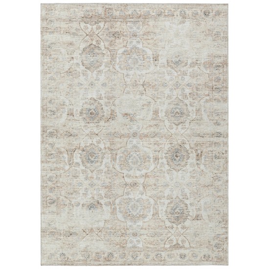 Indoor/Outdoor Marbella MB5 Ivory Washable 3' x 5' Rug