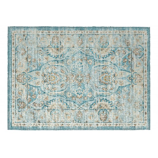 Indoor/Outdoor Marbella MB5 Mediterranean Washable 1'8" x 2'6" Rug