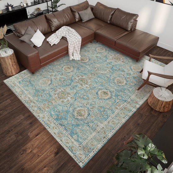 Indoor/Outdoor Marbella MB5 Mediterranean Washable 3' x 5' Rug