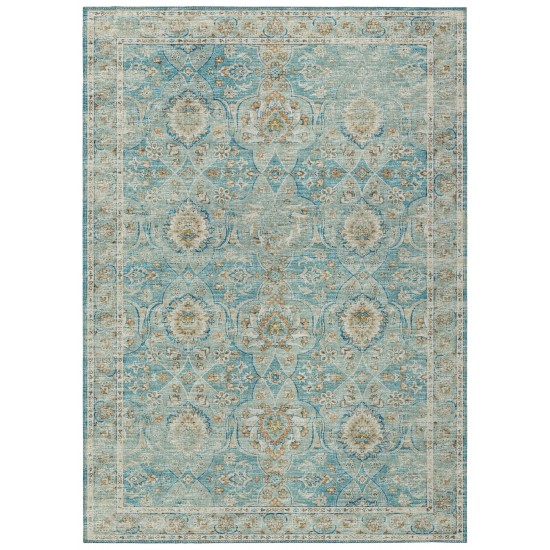 Indoor/Outdoor Marbella MB5 Mediterranean Washable 5' x 7'6" Rug