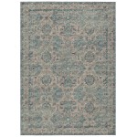 Indoor/Outdoor Marbella MB5 Mineral Blue Washable 3' x 5' Rug