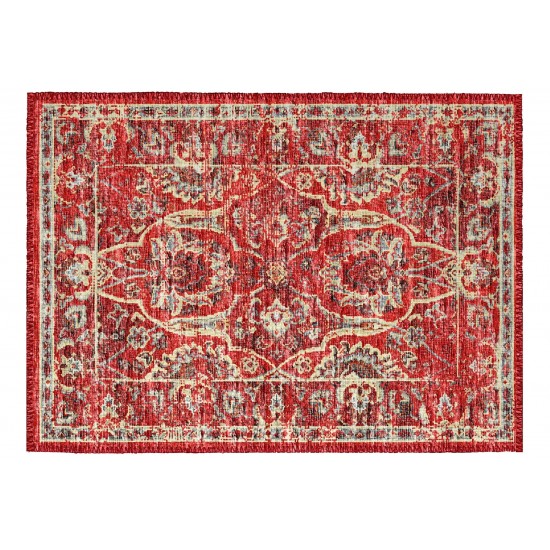 Indoor/Outdoor Marbella MB5 Poppy Washable 1'8" x 2'6" Rug