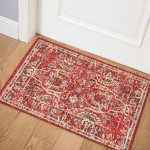 Indoor/Outdoor Marbella MB5 Poppy Washable 1'8" x 2'6" Rug