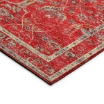 Indoor/Outdoor Marbella MB5 Poppy Washable 2'3" x 10' Runner Rug