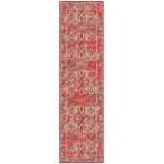 Indoor/Outdoor Marbella MB5 Poppy Washable 2'3" x 7'6" Runner Rug