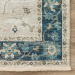 Indoor/Outdoor Marbella MB6 Flax Washable 2'3" x 10' Runner Rug