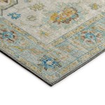 Indoor/Outdoor Marbella MB6 Ivory Washable 10' x 14' Rug