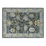 Indoor/Outdoor Marbella MB6 Midnight Washable 1'8" x 2'6" Rug