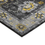 Indoor/Outdoor Marbella MB6 Midnight Washable 1'8" x 2'6" Rug