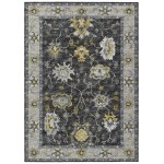 Indoor/Outdoor Marbella MB6 Midnight Washable 3' x 5' Rug