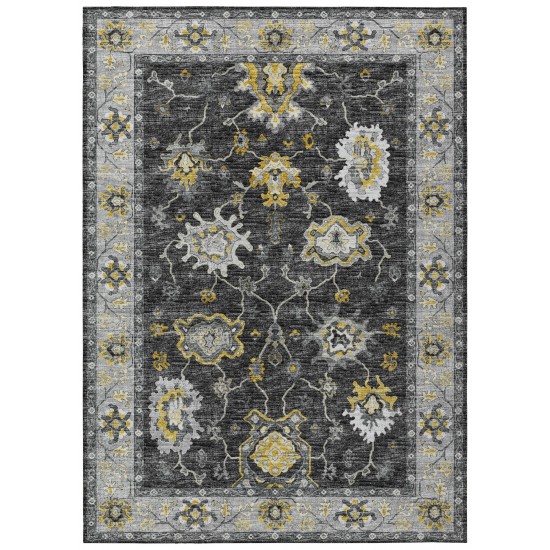 Indoor/Outdoor Marbella MB6 Midnight Washable 5' x 7'6" Rug