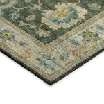 Indoor/Outdoor Marbella MB6 Olive Washable 10' x 10' Round Rug