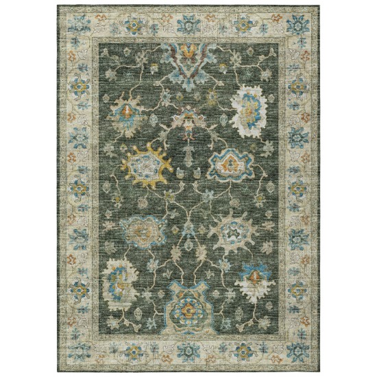 Indoor/Outdoor Marbella MB6 Olive Washable 3' x 5' Rug