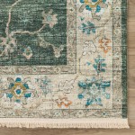 Indoor/Outdoor Marbella MB6 Olive Washable 9' x 12' Rug