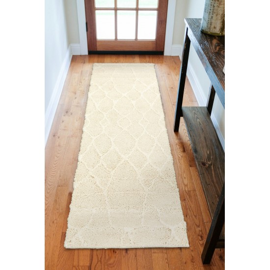 Marquee MQ1 Ivory 2'3" x 7'5" Runner Rug