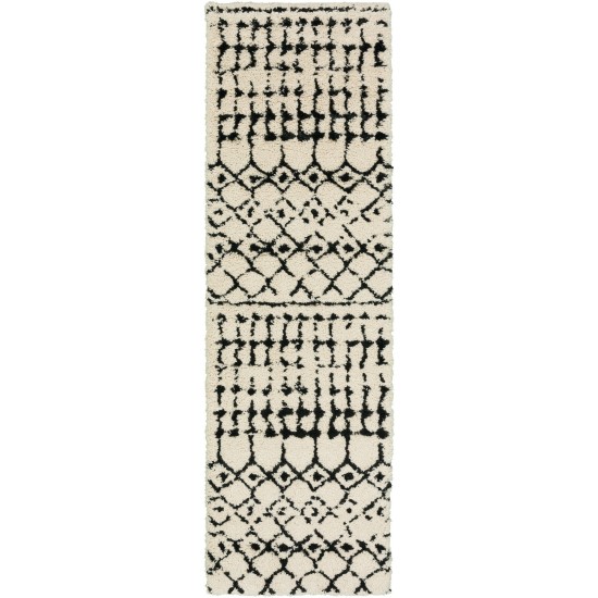 Marquee MQ2 Ivory/Midnight 2'3" x 7'5" Runner Rug