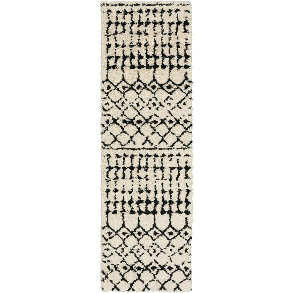 Marquee MQ2 Ivory/Midnight 2'3" x 7'5" Runner Rug Marquee MQ2 Ivory/Midnight 2'3" x 7'5" Runner Rug