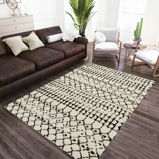 Marquee MQ2 Ivory/Midnight 3'3" x 5'1" Rug