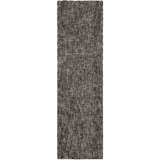 Mateo ME1 Ebony 2'6" x 10' Runner Rug