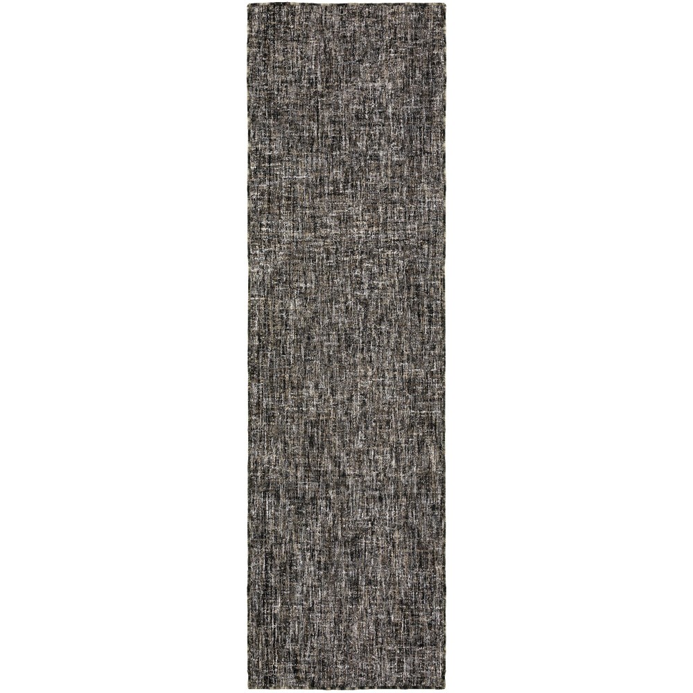 Mateo ME1 Ebony 2'6" x 12' Runner Rug