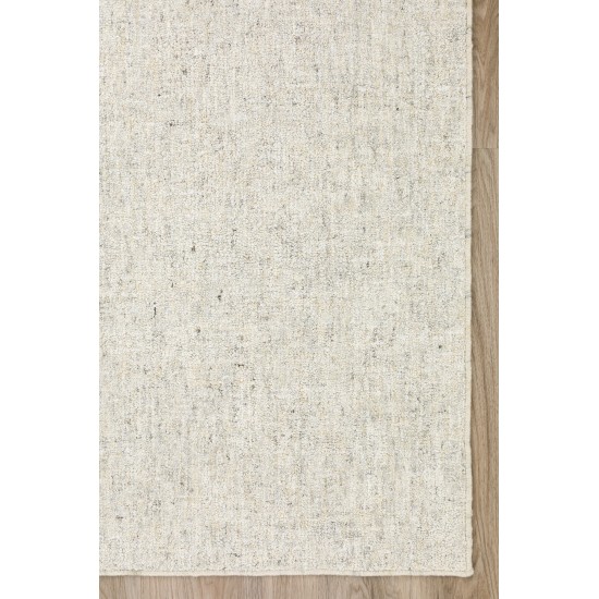 Mateo ME1 Ivory 2'6" x 12' Runner Rug