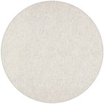Mateo ME1 Ivory 4' x 4' Round Rug