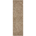 Mateo ME1 Mocha 2'6" x 16' Runner Rug