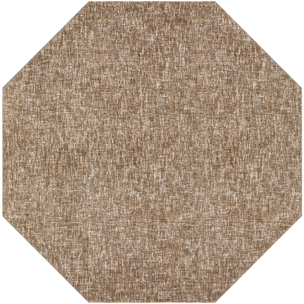 Mateo ME1 Mocha 4' x 4' Octagon Rug