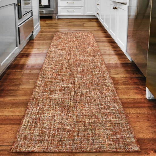 Mateo ME1 Paprika 2'3" x 7'6" Runner Rug