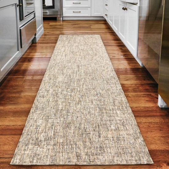 Mateo ME1 Putty 2'3" x 7'6" Runner Rug