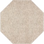 Mateo ME1 Putty 4\' x 4\' Octagon Rug