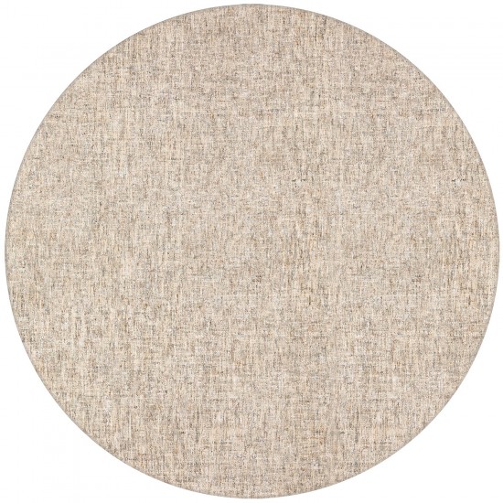 Mateo ME1 Putty 4' x 4' Round Rug